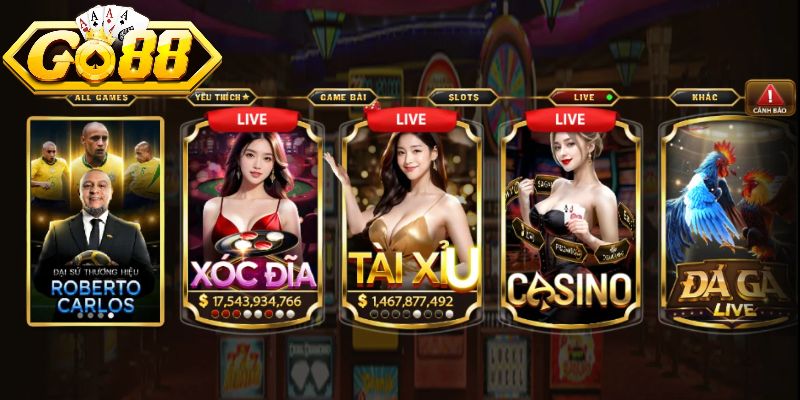 Live casino Go88 cùng các thông tin cơ bản
